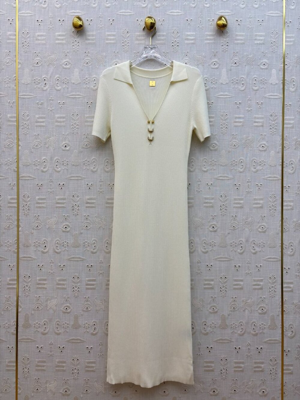 Schiaparelli knit short-sleeved dress